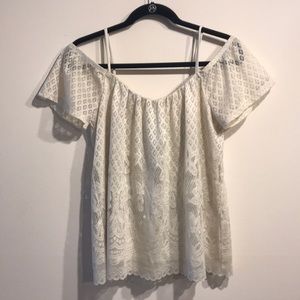 Maurices Lace Off The Shoulder Top